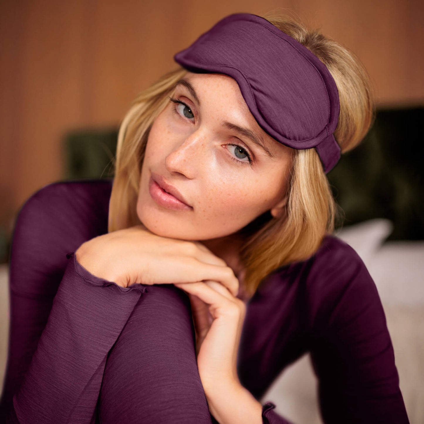 Schlafmaske || VELVET BERRY