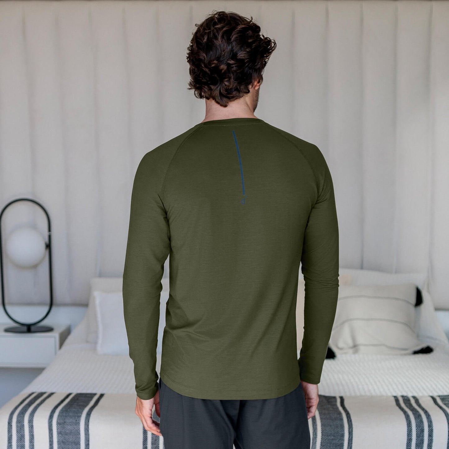 Langarmshirt Recovery Herren || Olive green