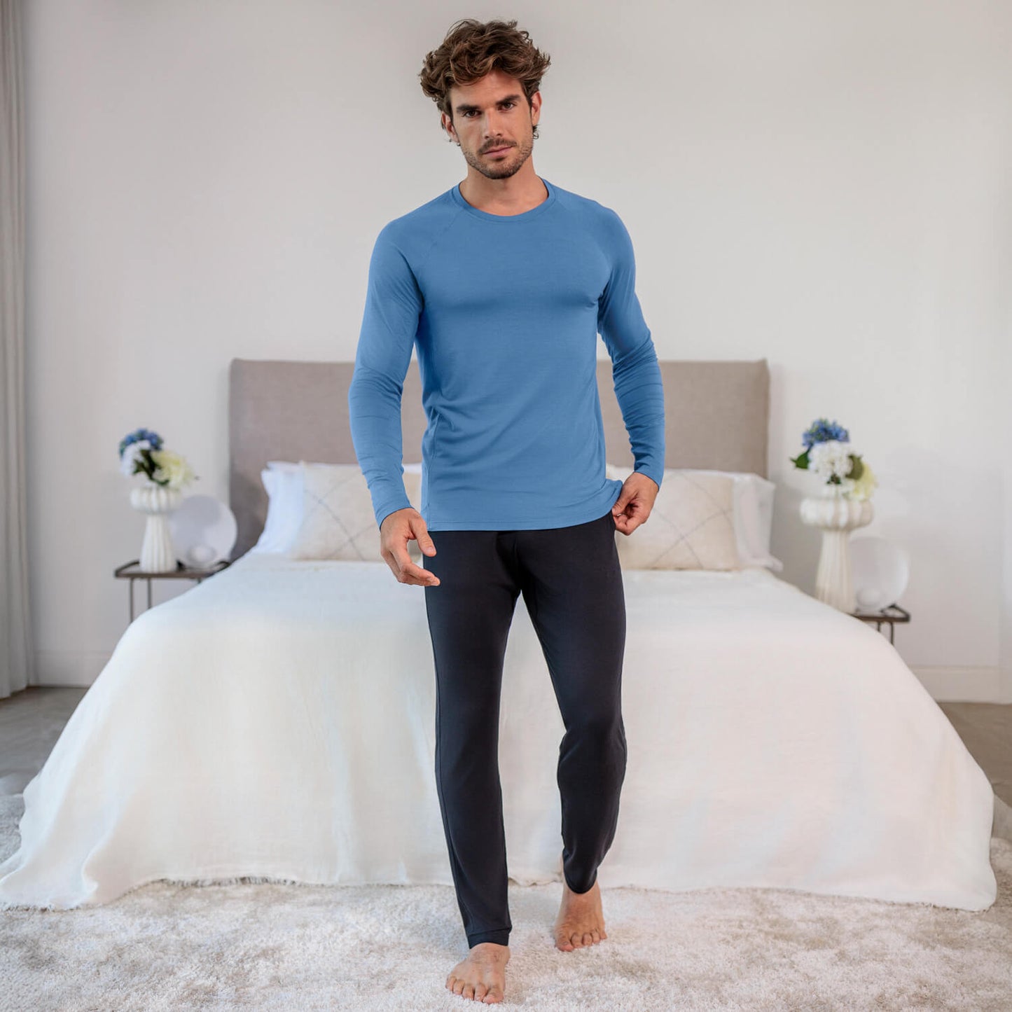 Schlafhose Herren || Black