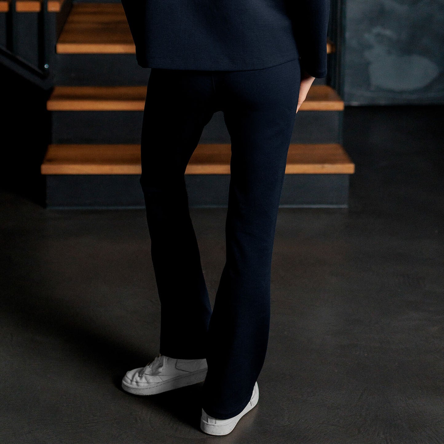 Bequeme Reisehose Damen || Navy blue