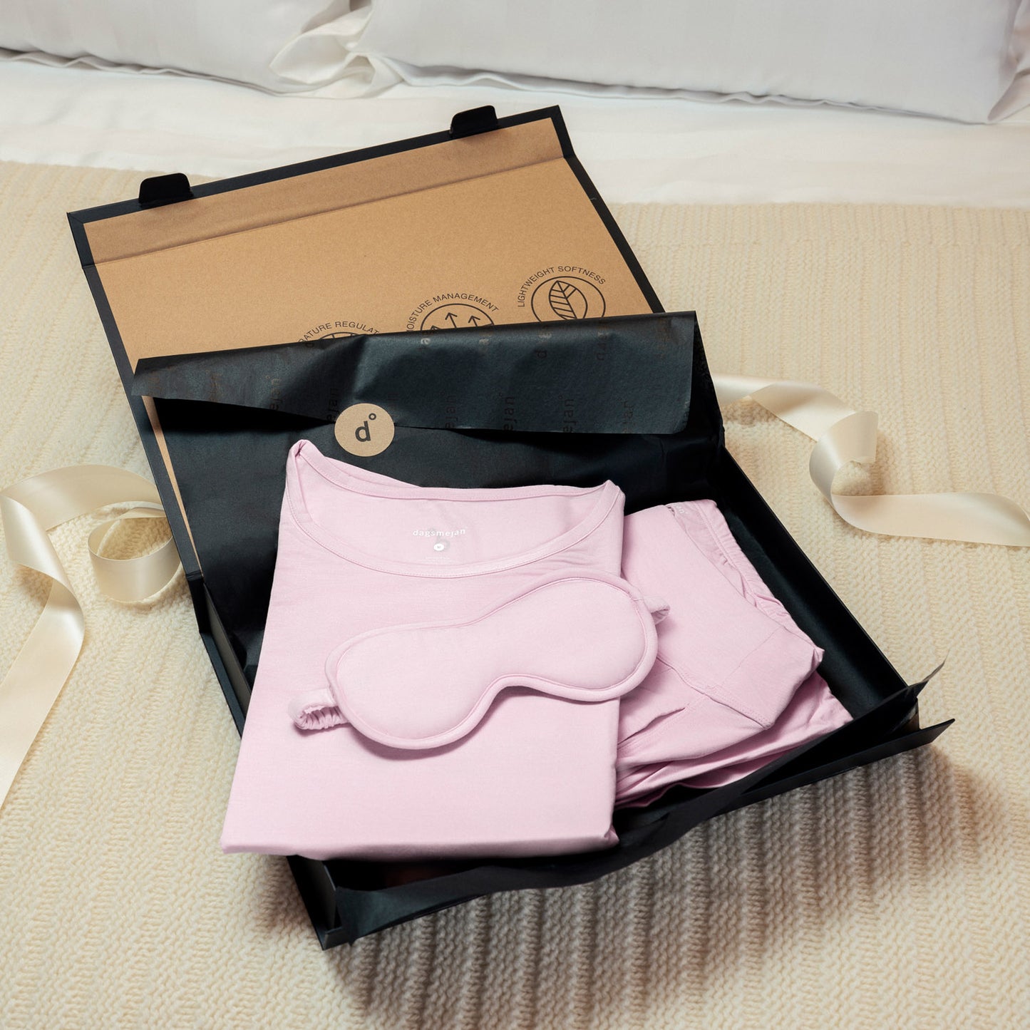 Geschenkset Pyjamas Damen || Pink blush