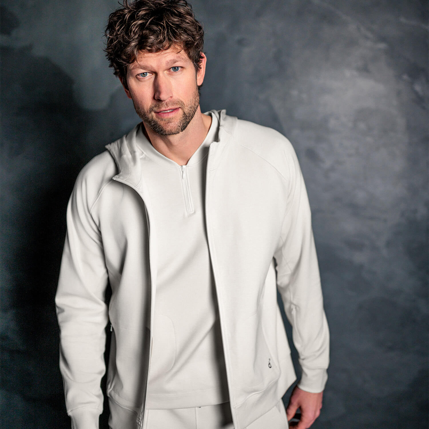 Reisejacke Herren || Sandstone