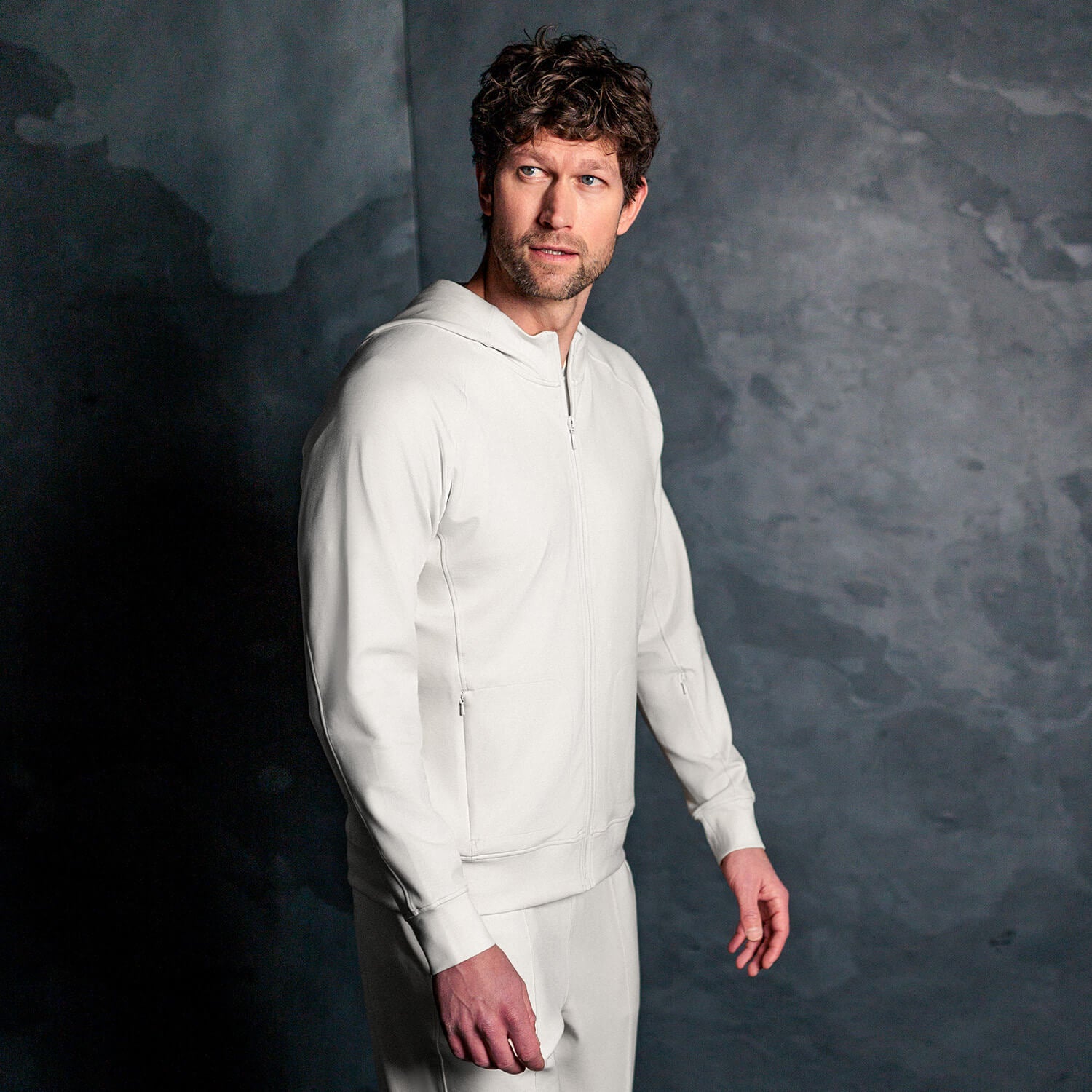 Reisejacke Herren || Sandstone