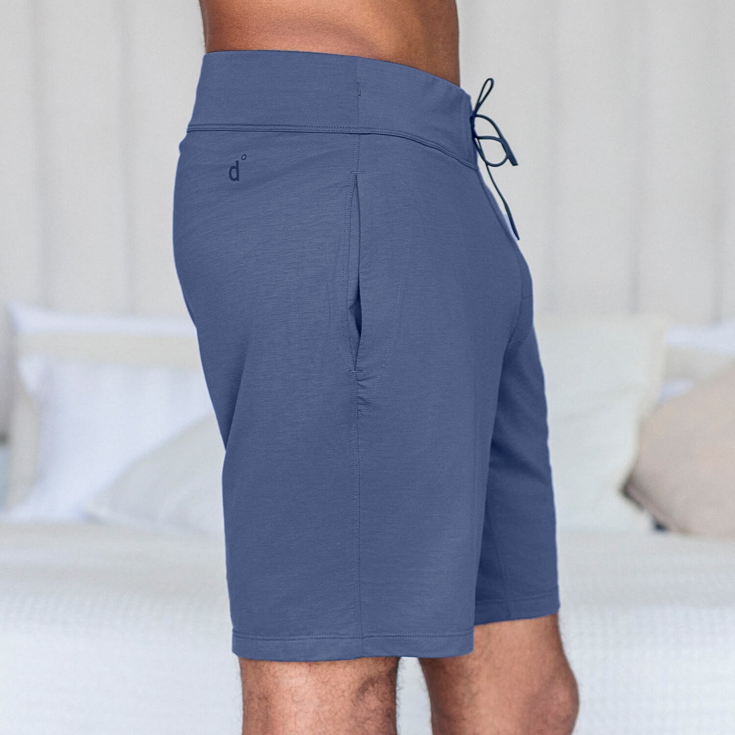 Schlafshorts Herren || Coastal blue