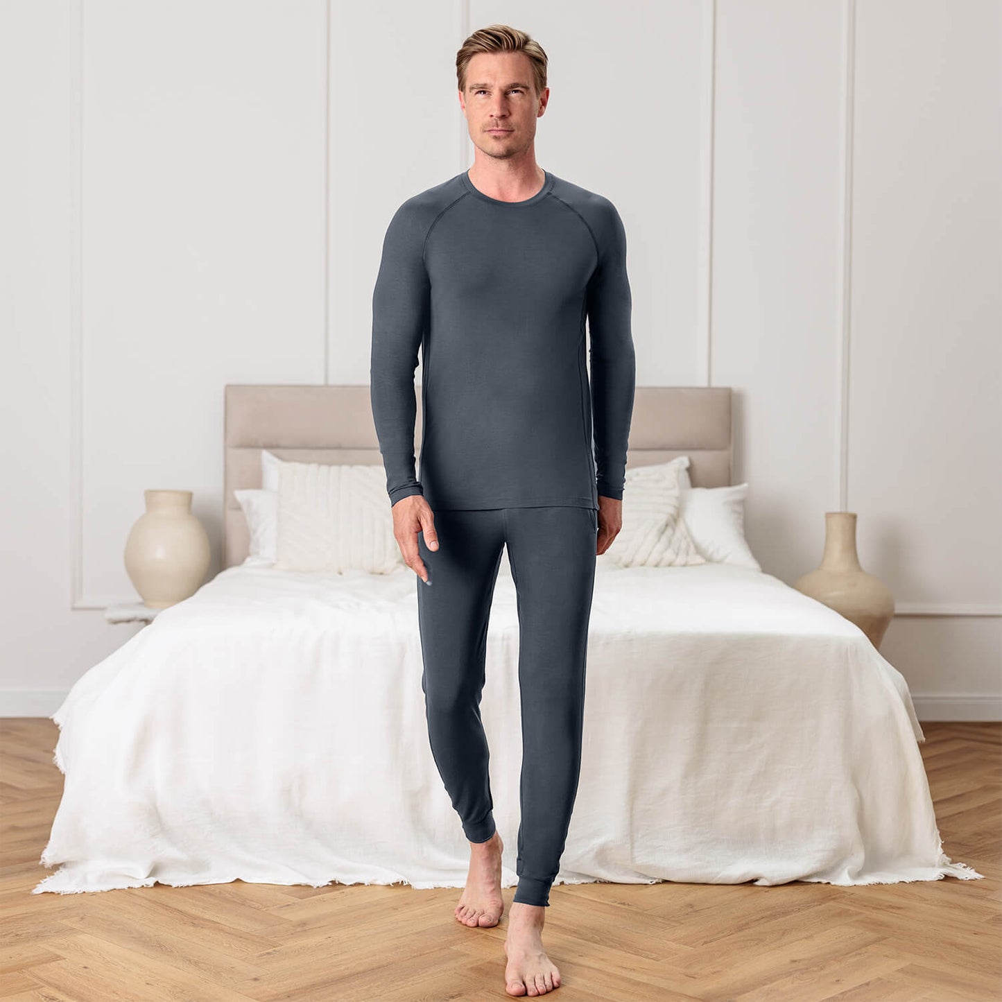 Schlafanzug Herren || Deep grey