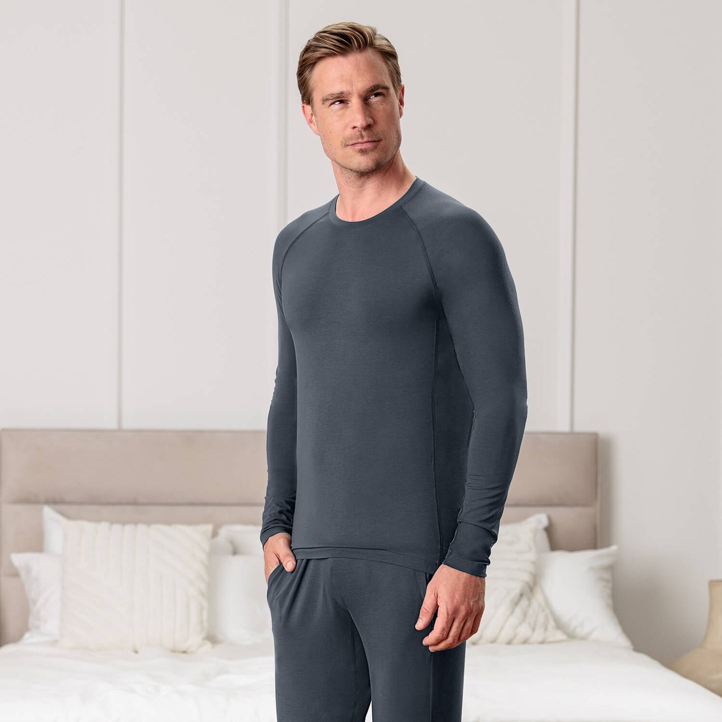 Schlafanzug Herren || Deep grey