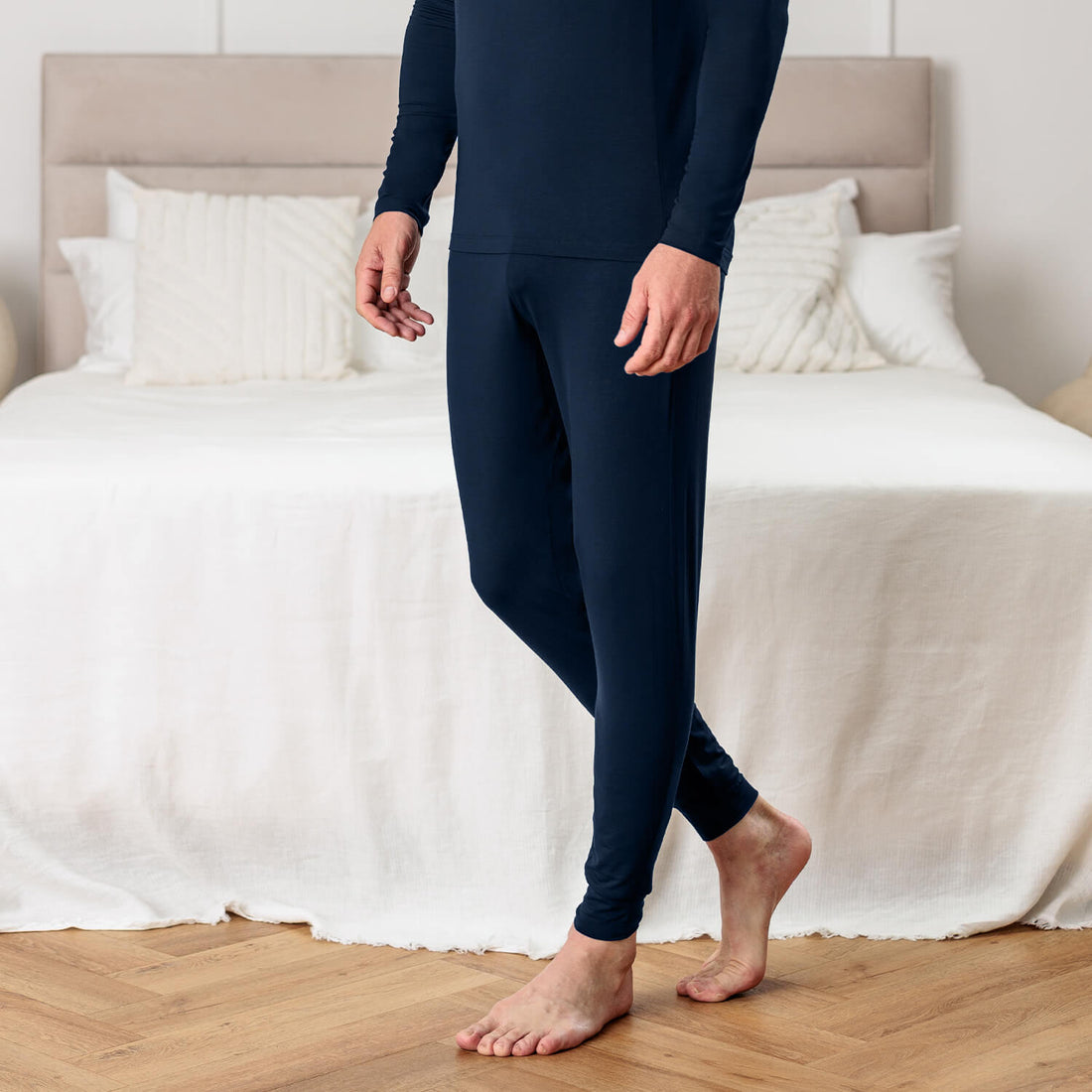Pyjama Hose Herren || Midnight blue