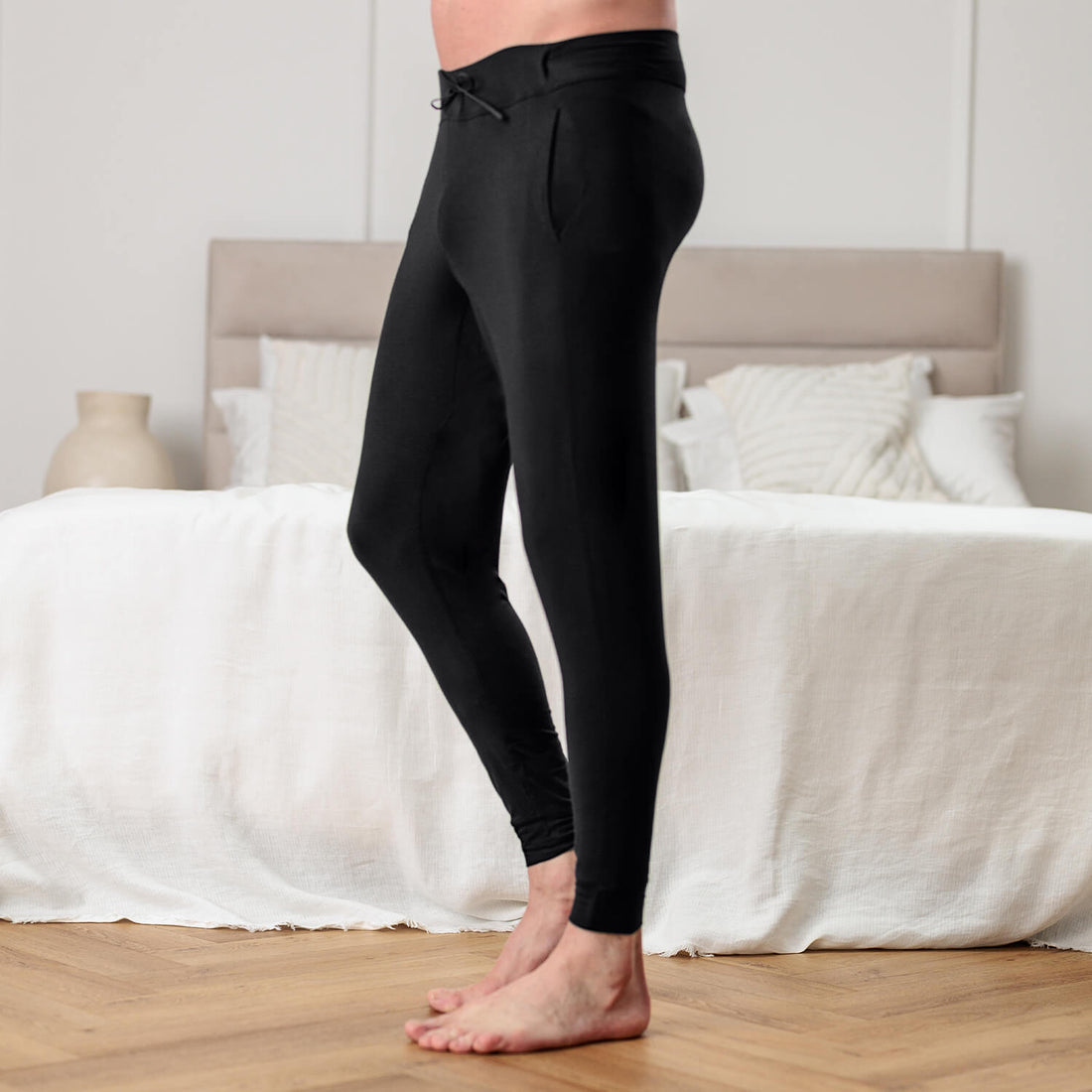 Pyjama Hose Herren || Black