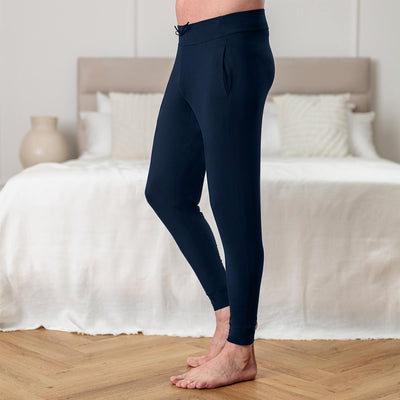 Pyjama Hose Herren || Midnight blue