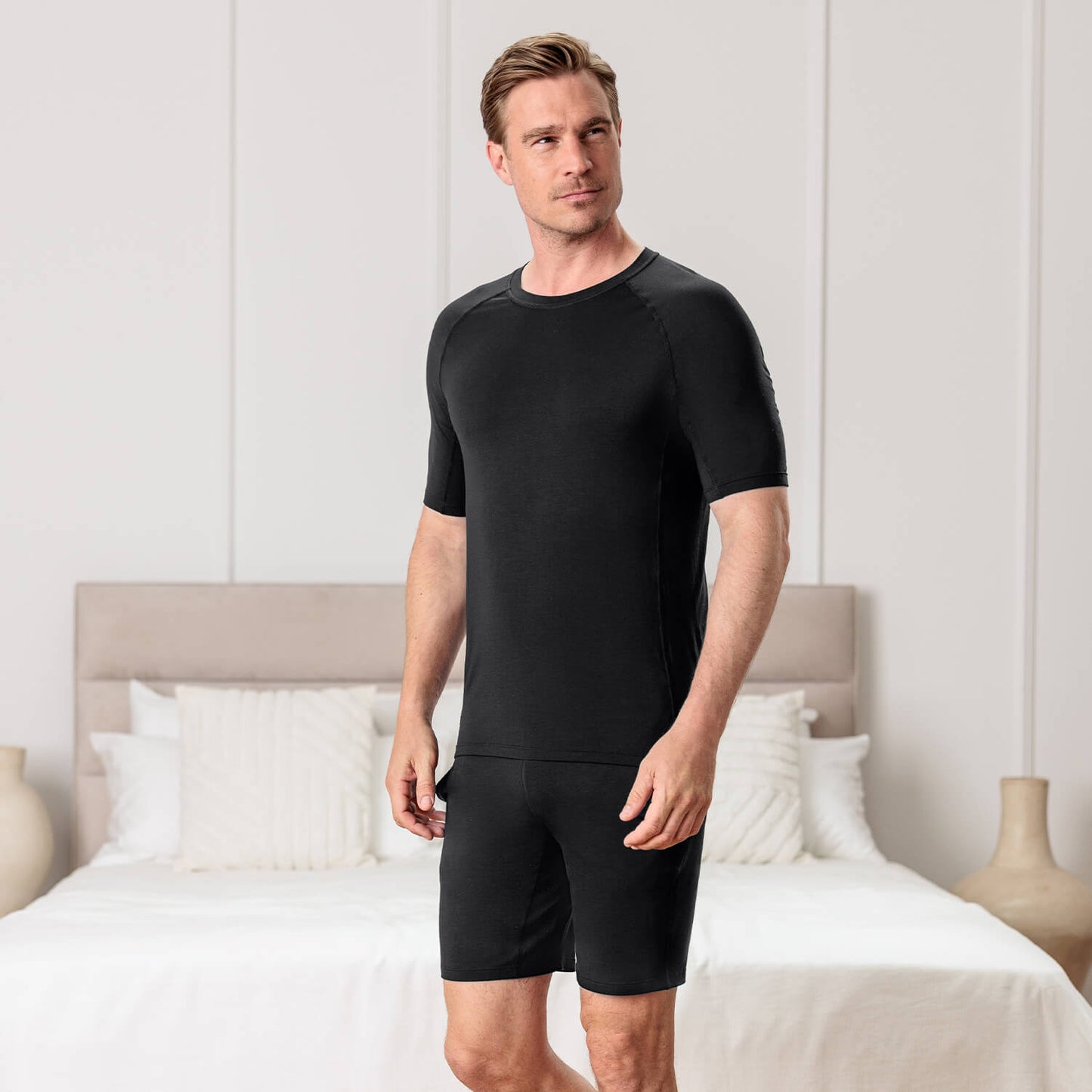 Schlaf T-shirt Herren || Black