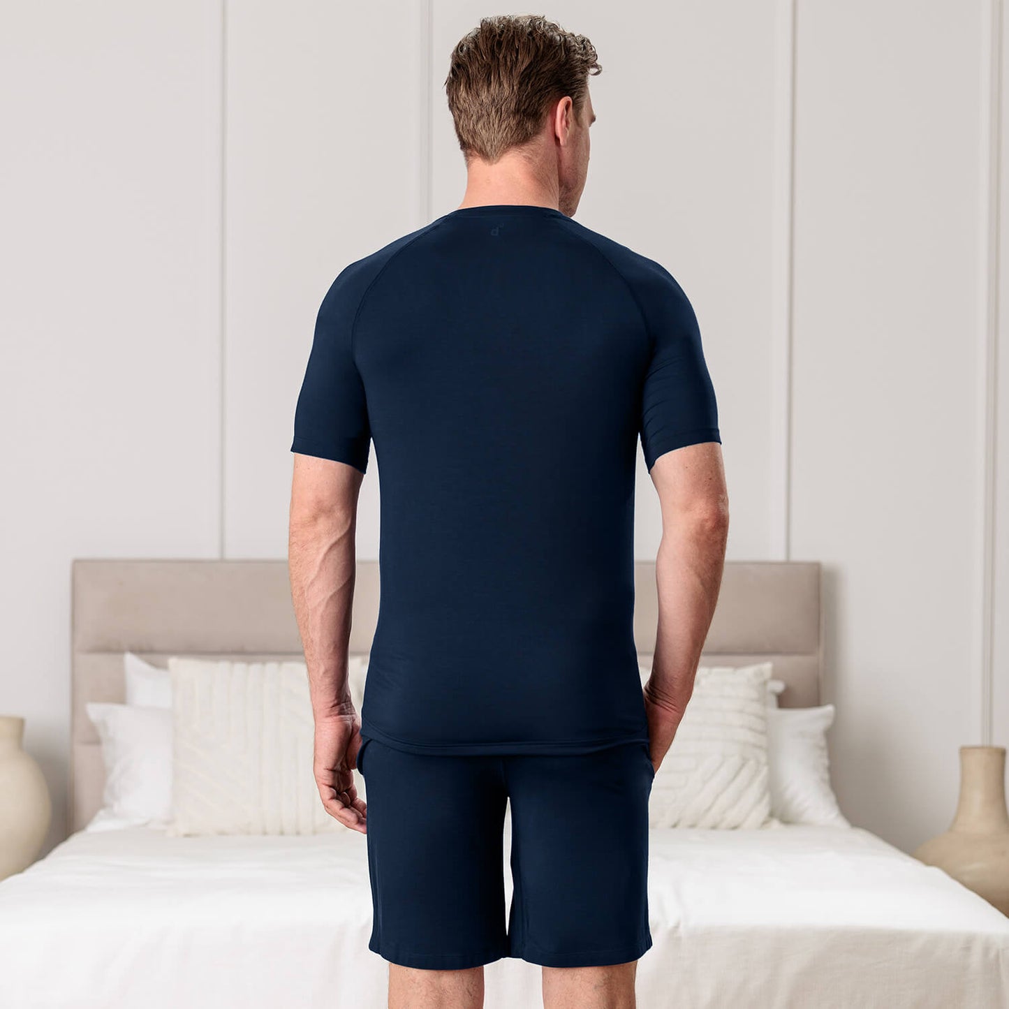 Schlaf T-shirt Herren || Midnight blue