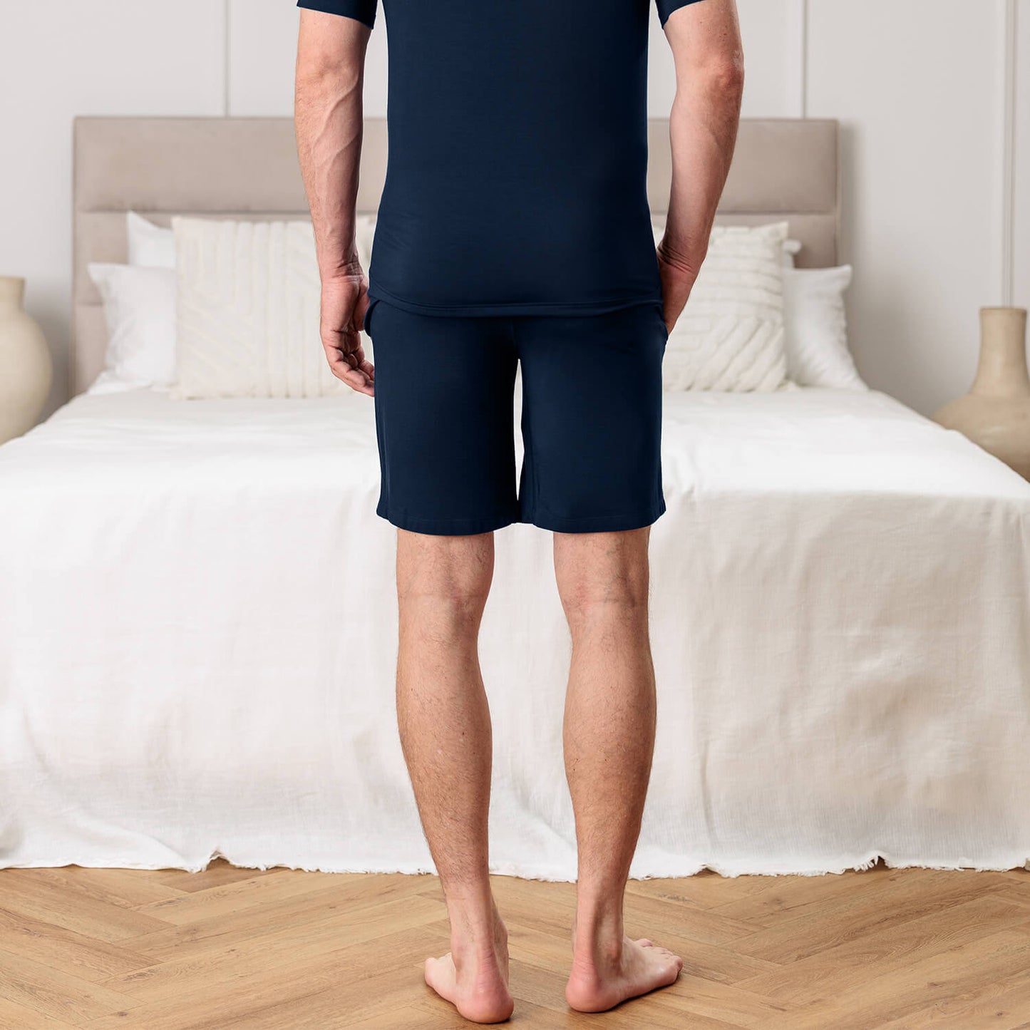 Pyjamas Shorts Herren || Midnight blue