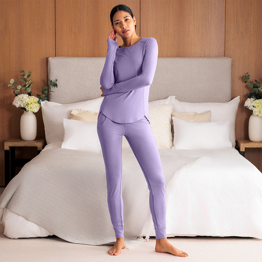 Pyjama Schweiz Damen || Mauve