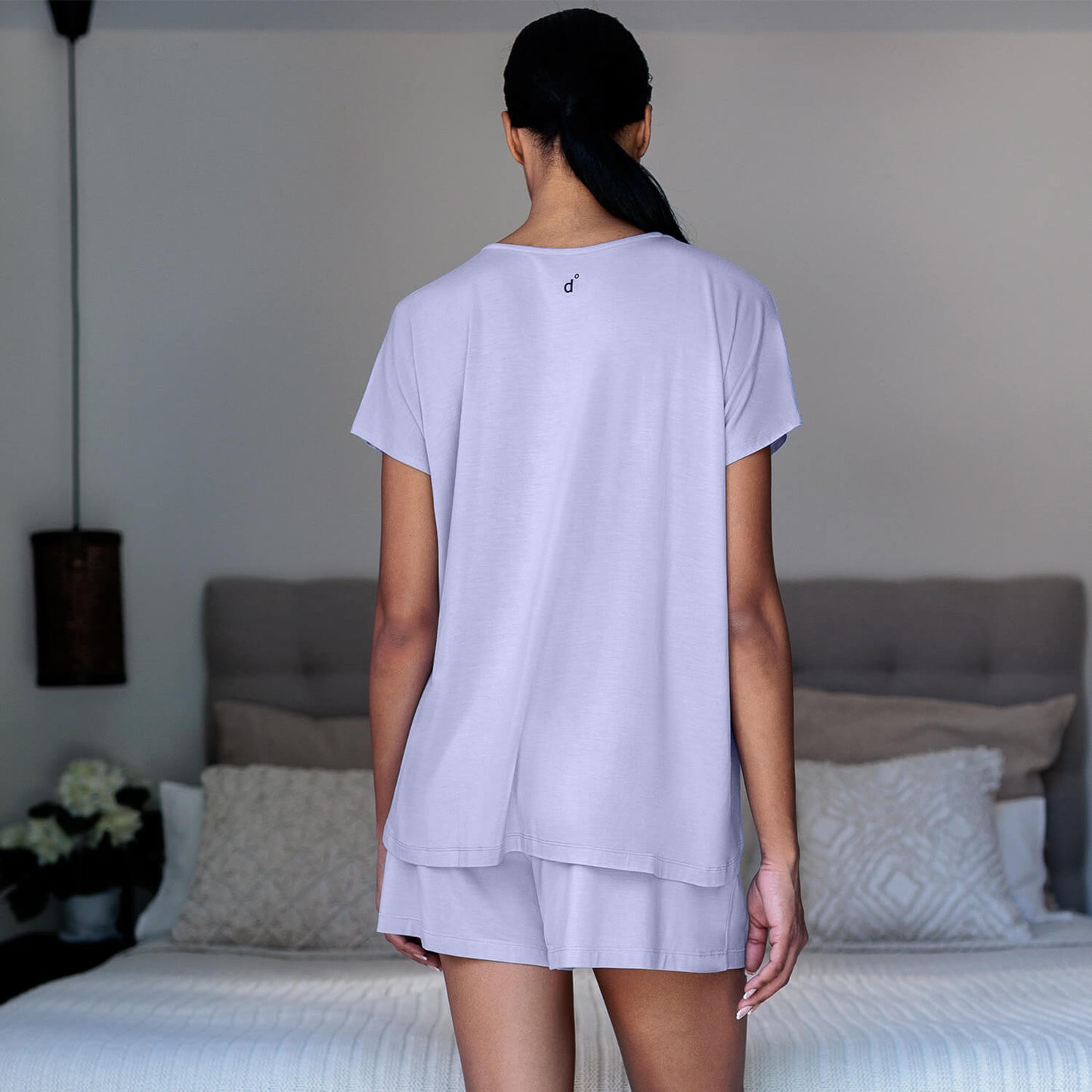T-Shirt in lockerer Passform || Morning sky