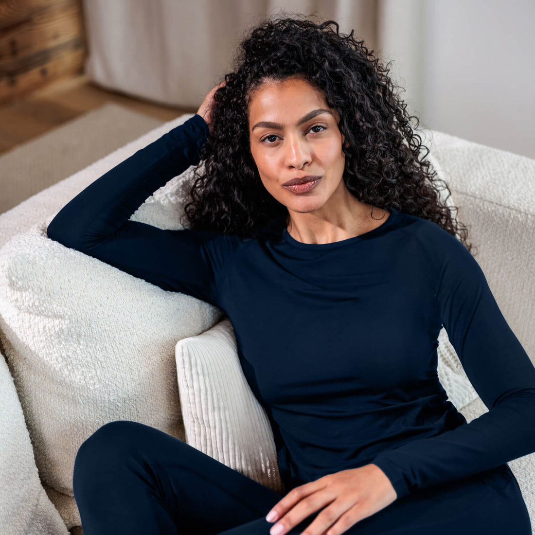 Pyjama Schweiz Damen || Midnight blue