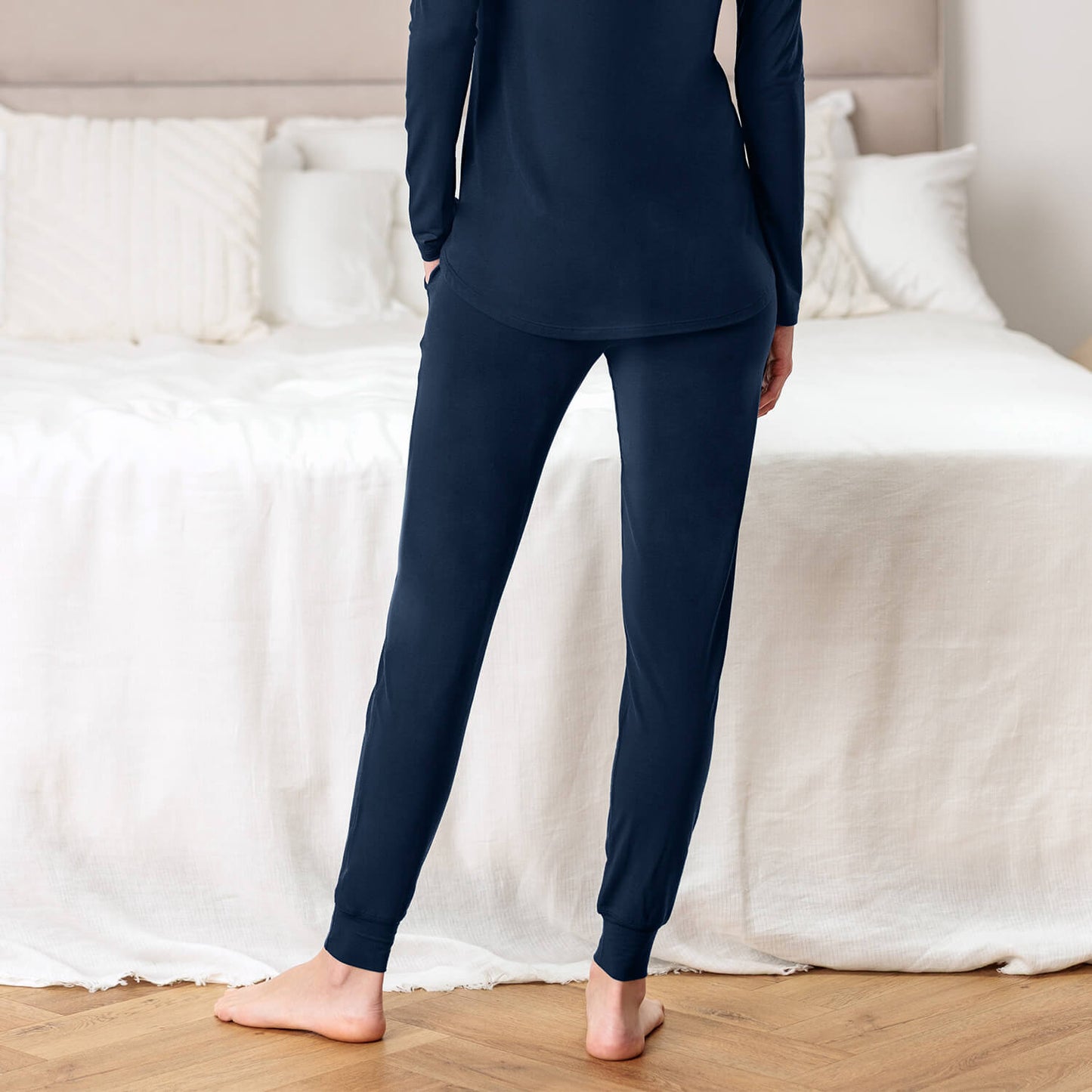 Pyjama Hose Damen || Midnight blue