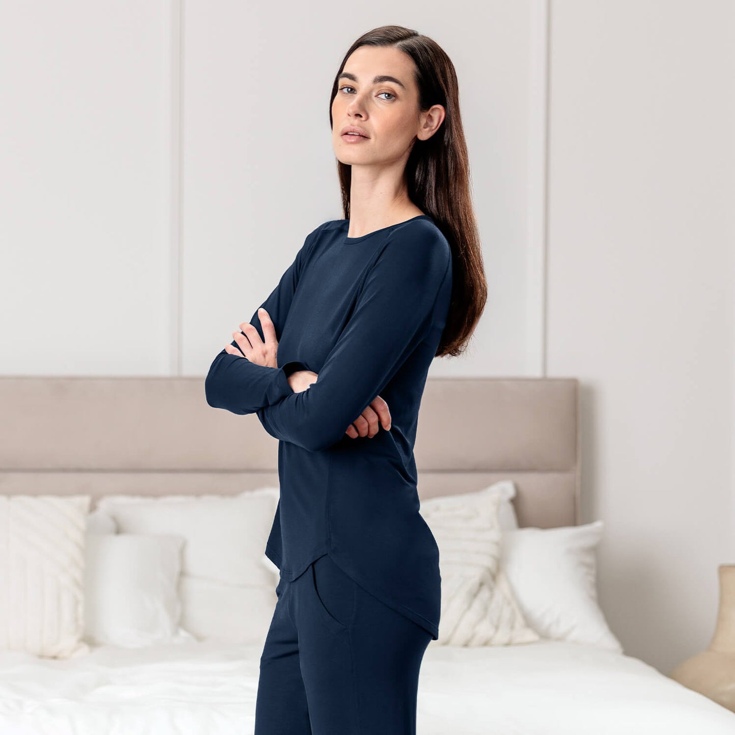 Pyjama Schweiz Damen || Midnight blue