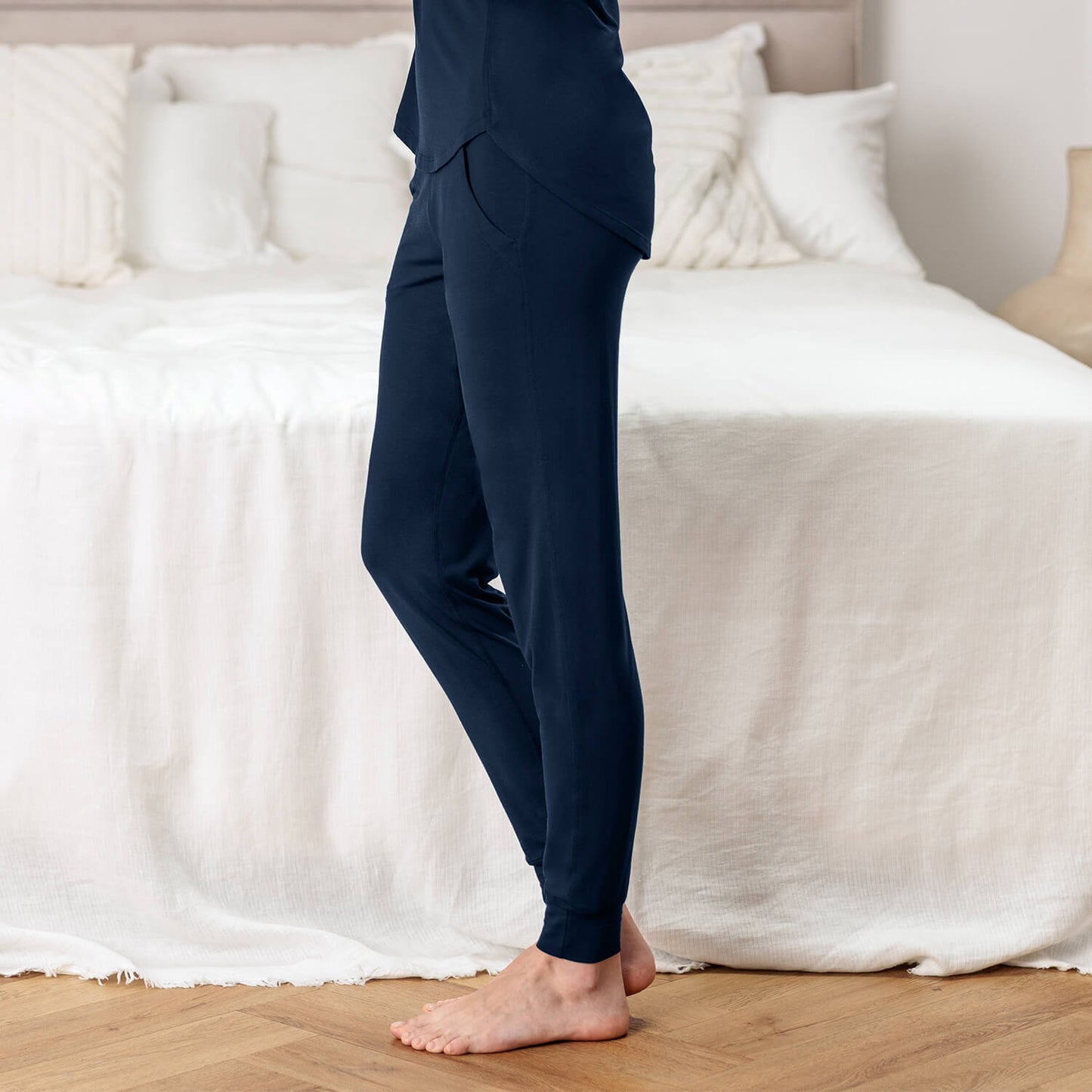 Pyjama Hose Damen || Midnight blue