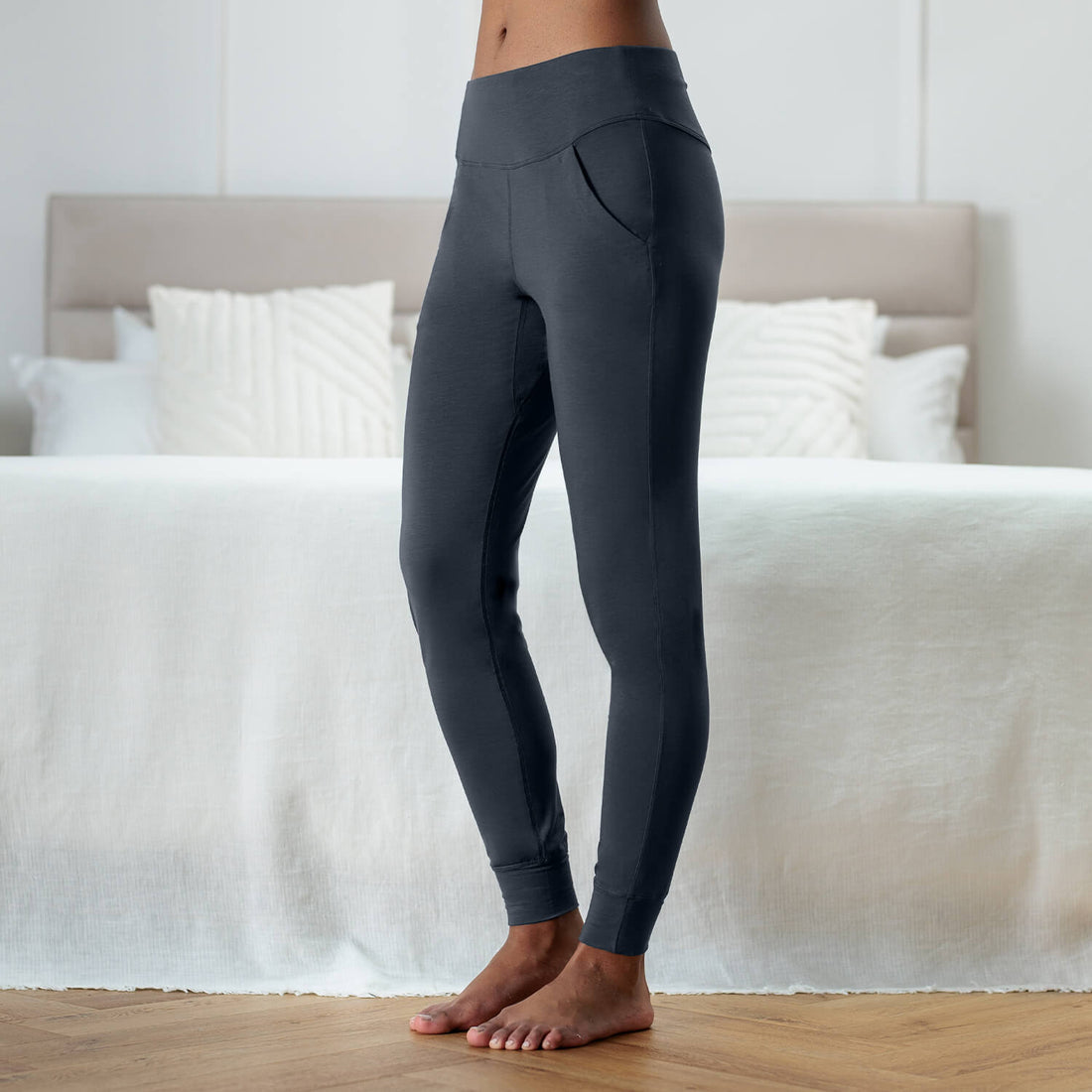 Pyjama Hose Damen || Deep grey