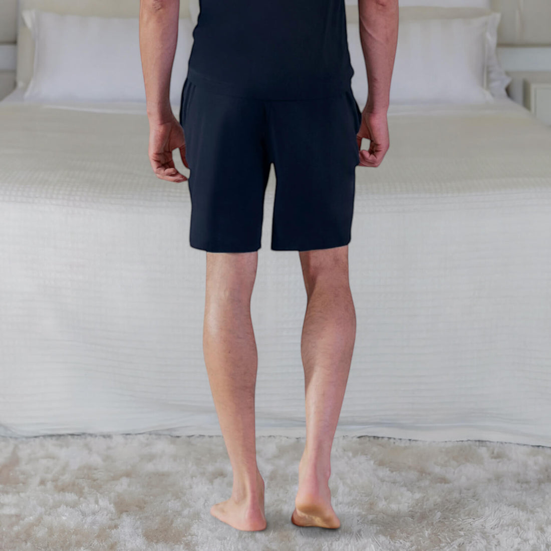 Herren-Nachtwäsche für die Hauterneuerung || Navy blue