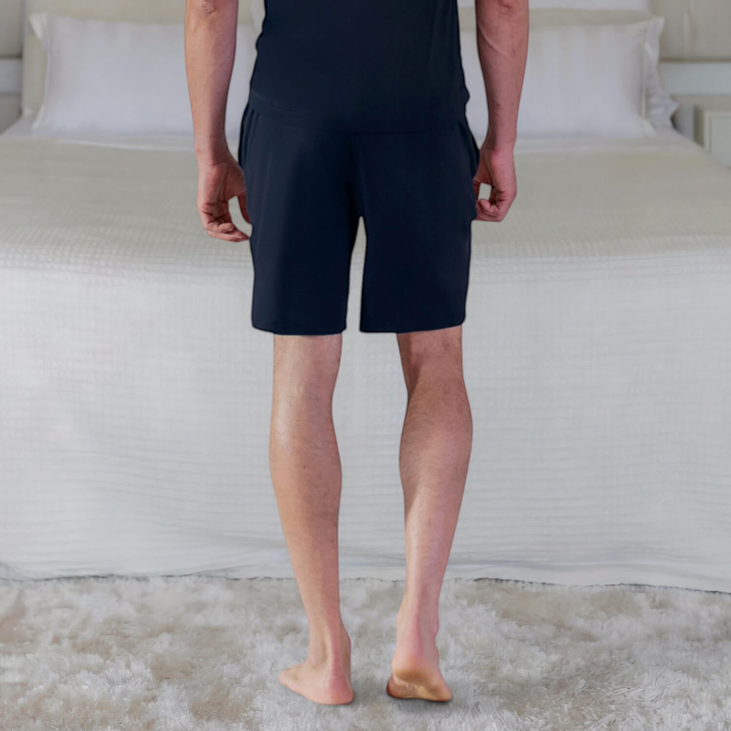 Herren-Nachtwäsche für die Hauterneuerung || Navy blue