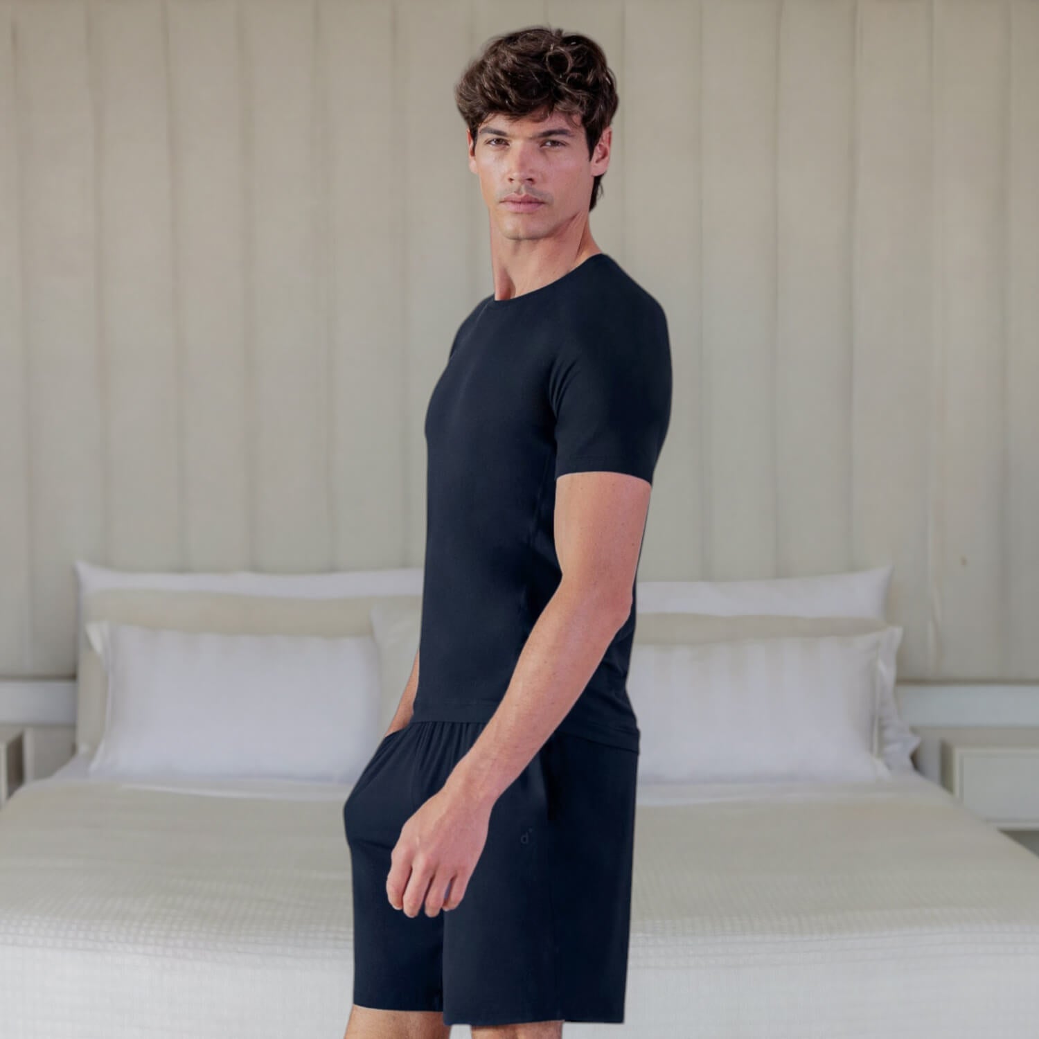 Kollagenhaltige Schlafanzüge für Männer || Navy blue