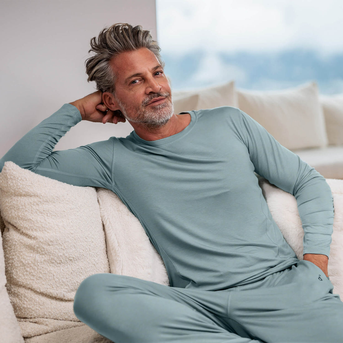 Kollagen Pyjamas Herren || Frosted Sage