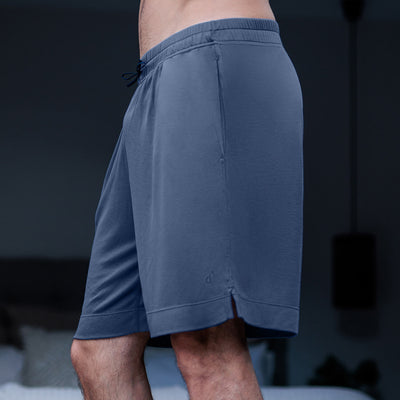 Kühlendes Schlafshorts Herren || Coastal blue