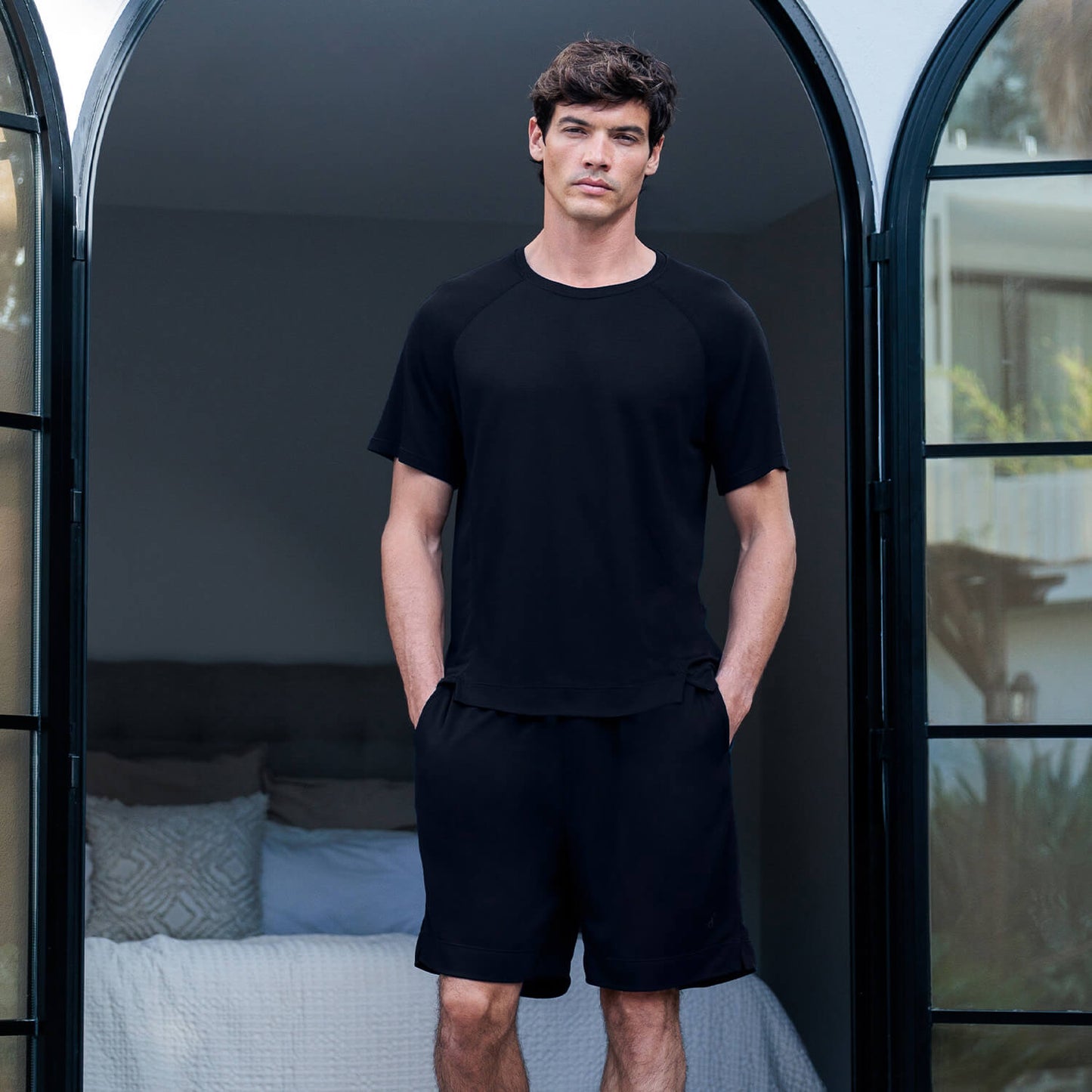 Kühlendes Herren T-shirt || Navy blue