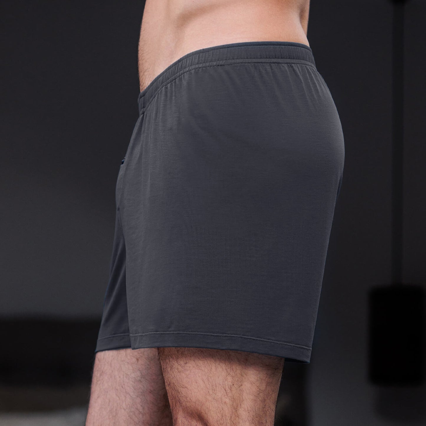 Sommer Pyjama Boxers Herren || Cool grey
