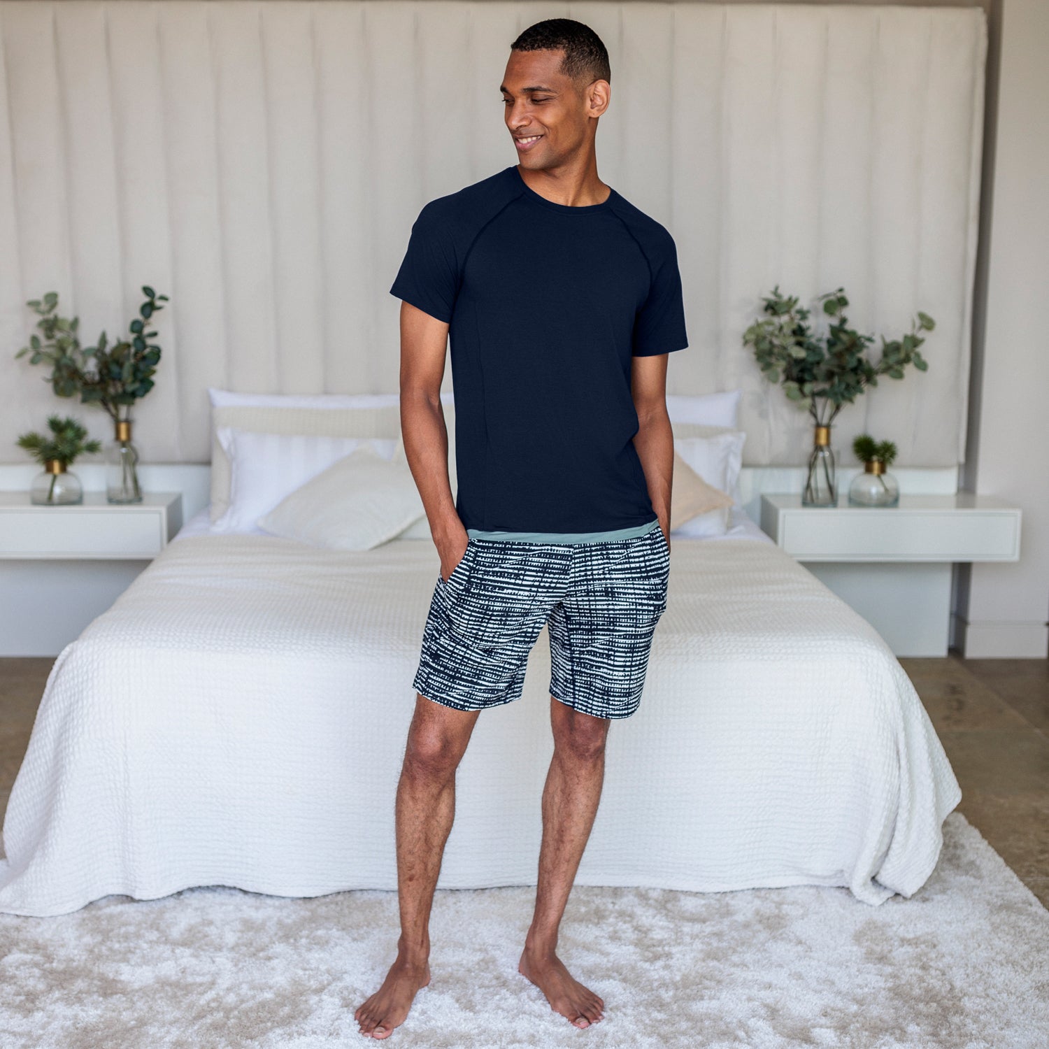 Schlafshorts Herren || Mountain torrent