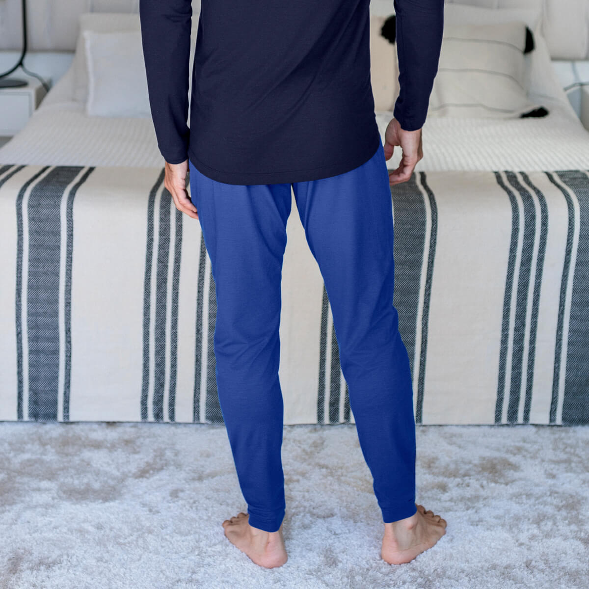 Recovery Pyjama Hose || Azure blue