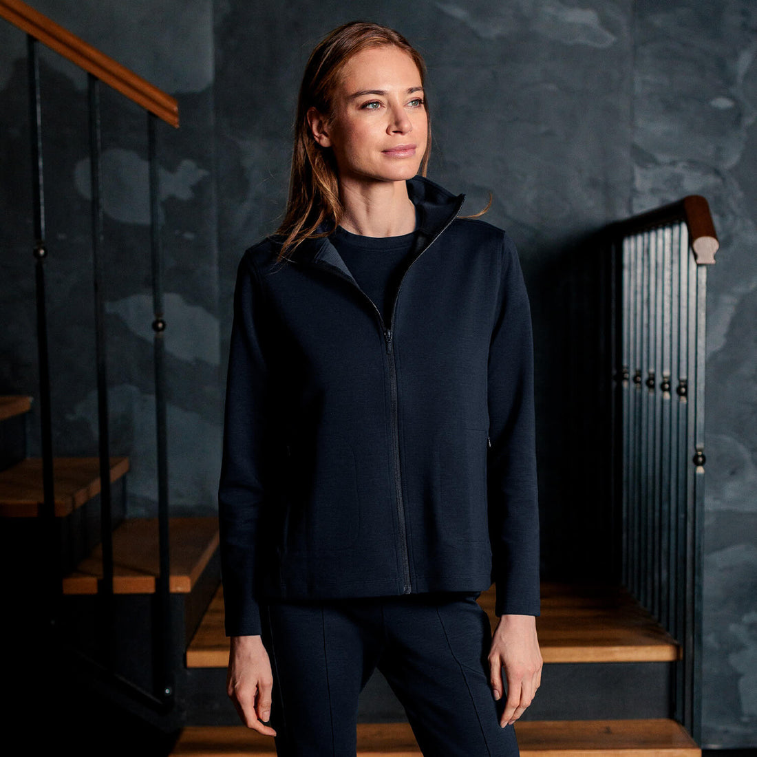 Damen Reisejacke || Navy blue