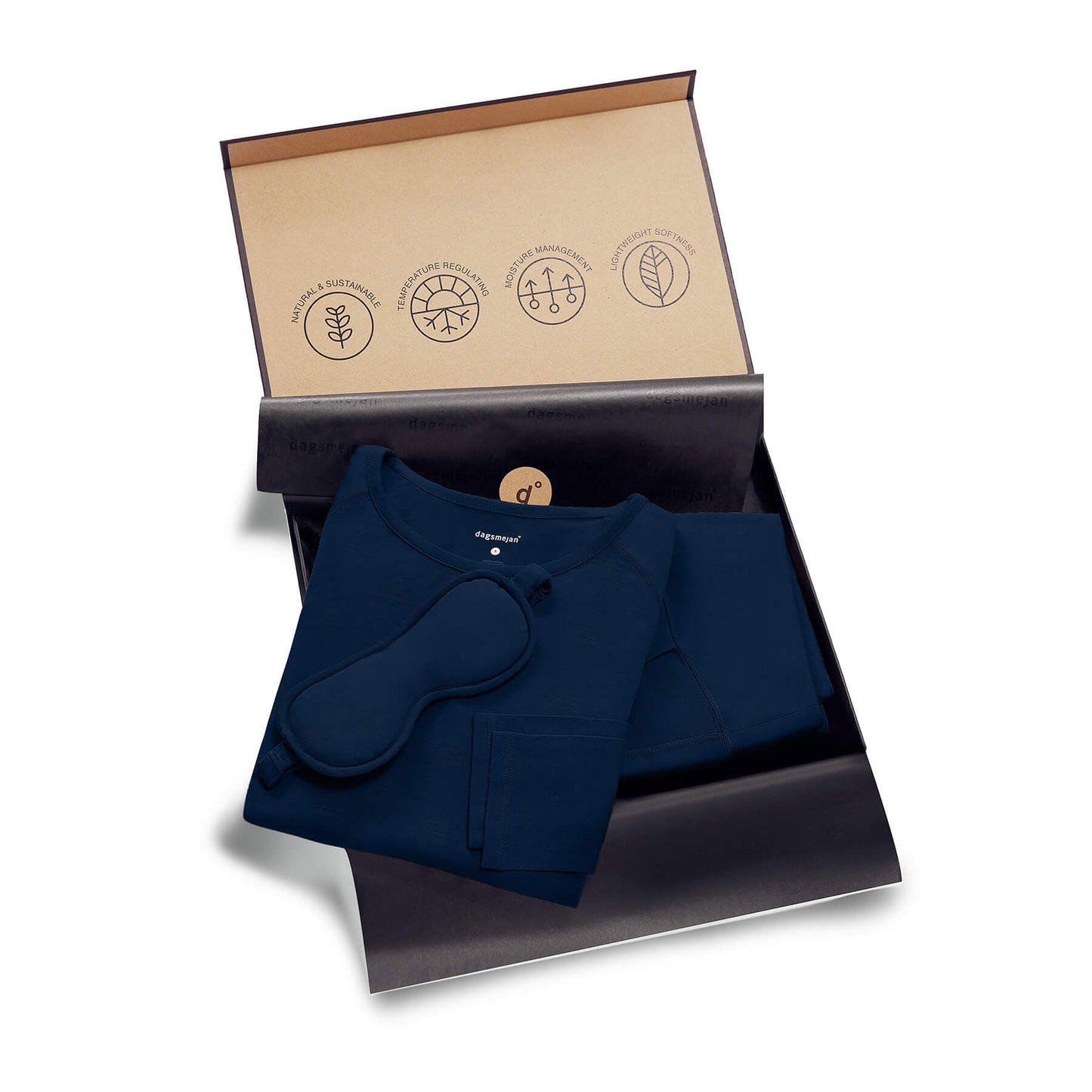 Pyjamas Geschenkset Damen || Midnight blue