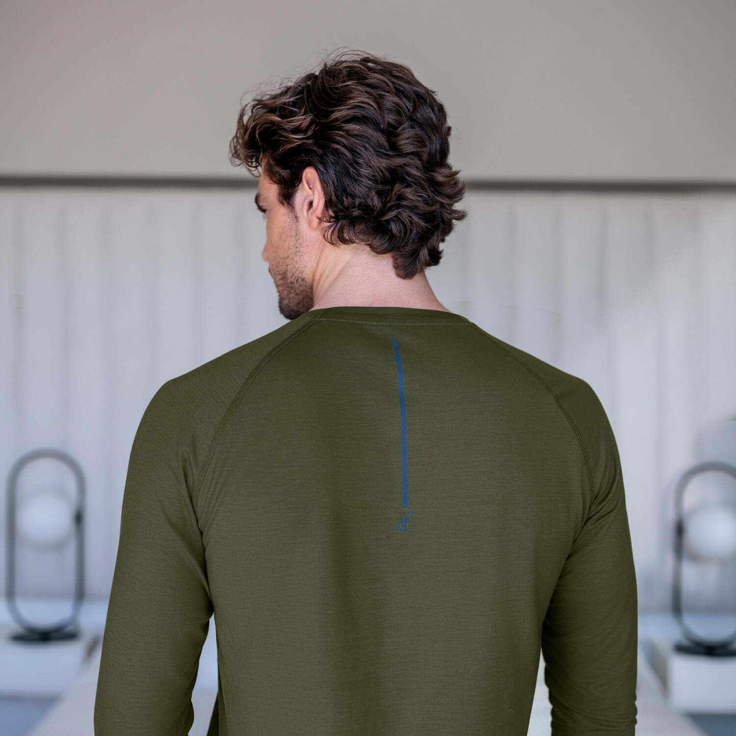 Langarmshirt Recovery Herren || Olive green