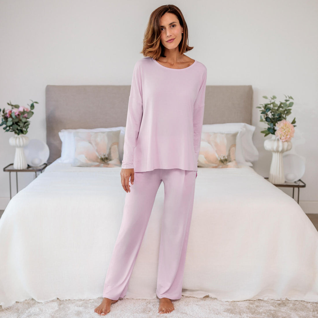 Geschenkset Pyjamas Damen || Pink blush