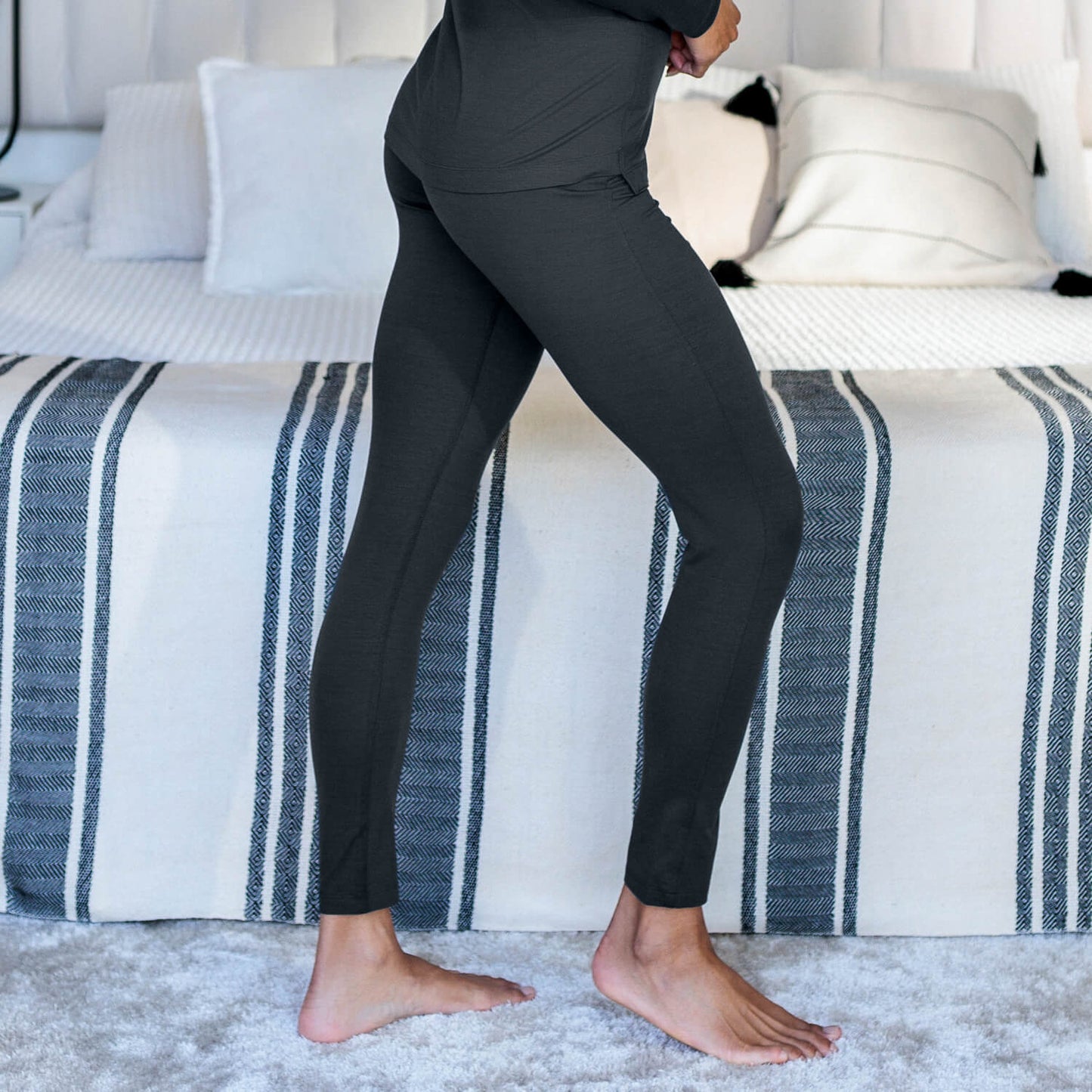 Leggings Recovery Damen || Grey night