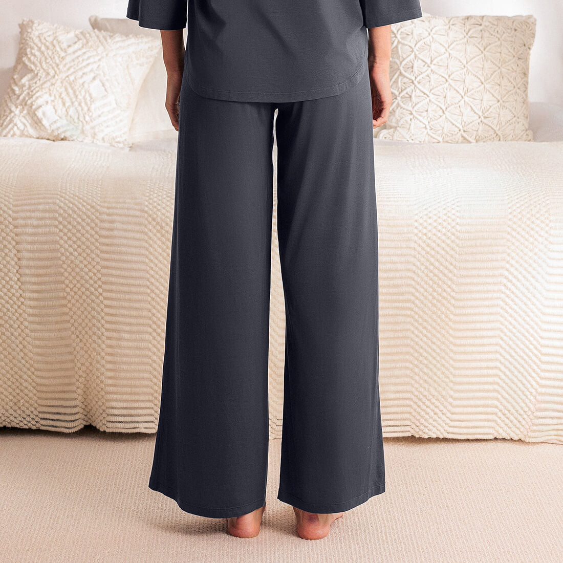 Kühlende Pyjamahose Damen || Cool grey