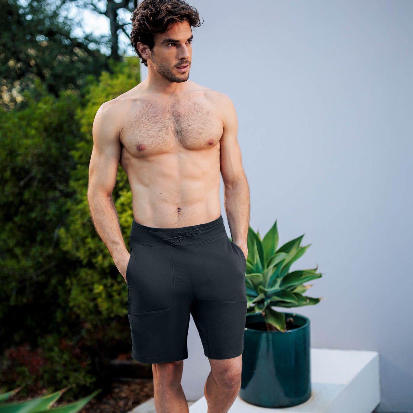 Recovery Shorts || Grey night