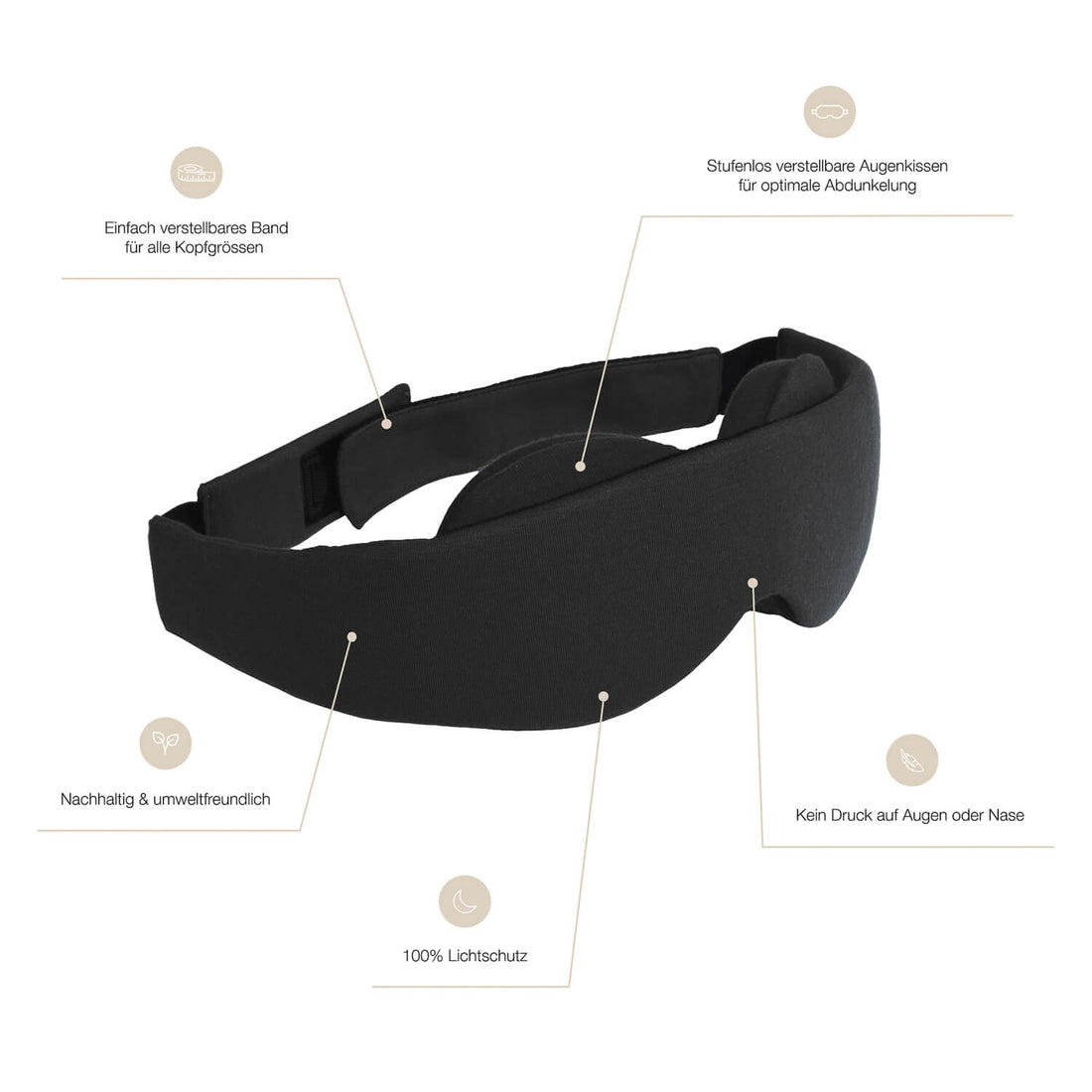 Schlafmaske || Black