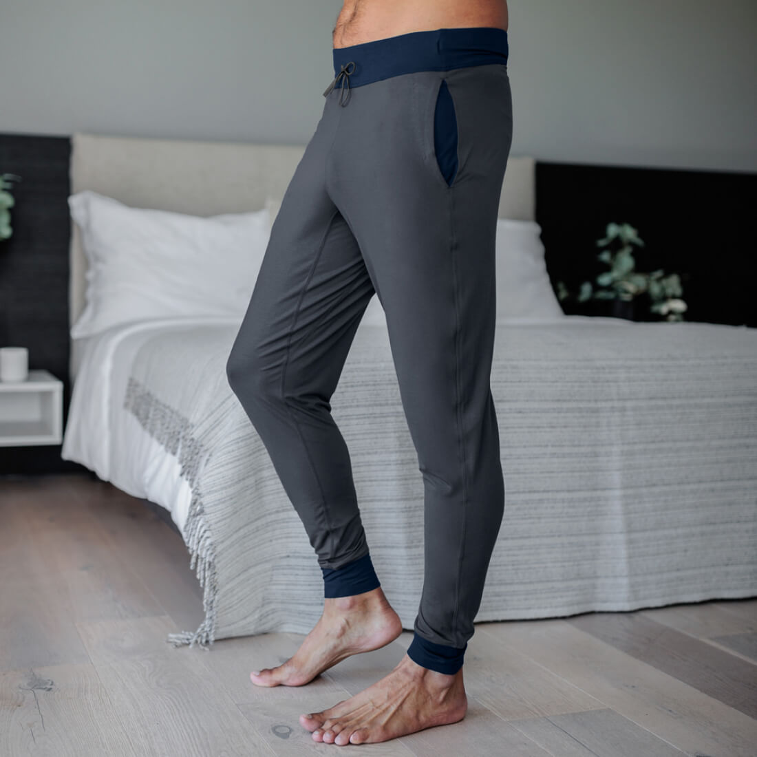 Pyjama Hose || Deep grey