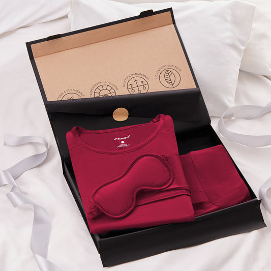 Pyjama Geschenkset Damen || Ruby Plum