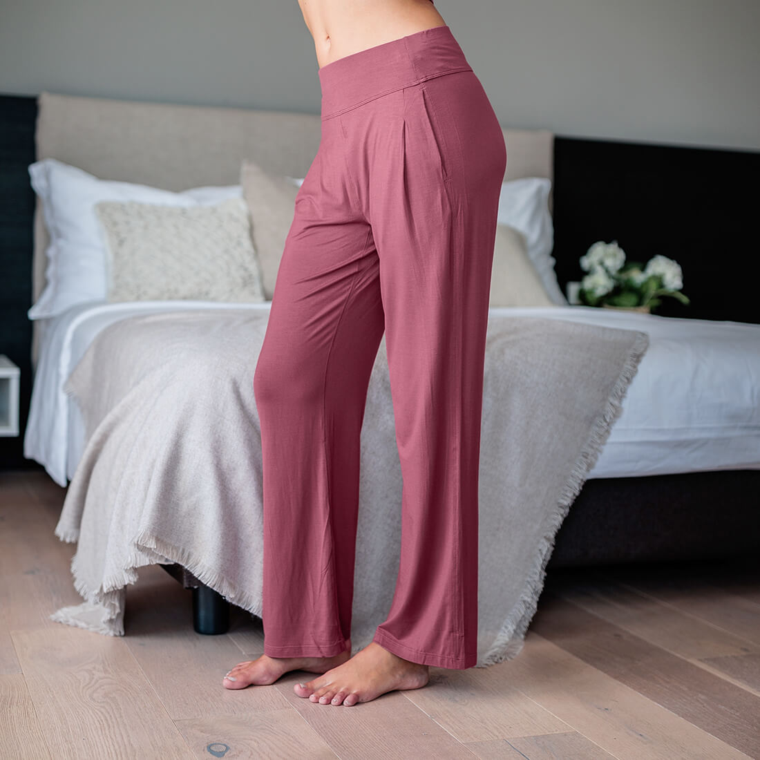 Pyjamas Geschenkset Damen || Maroon