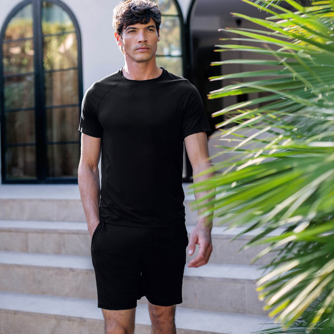 Sommer Schlafshorts Herren || Black