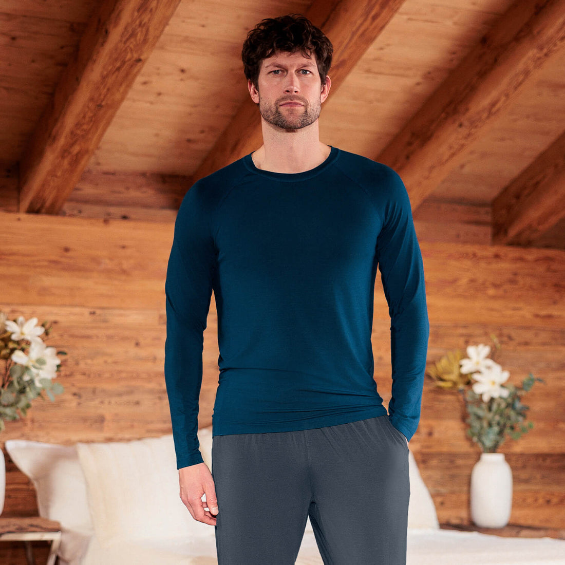 Schlafanzug Herren || Deep Teal