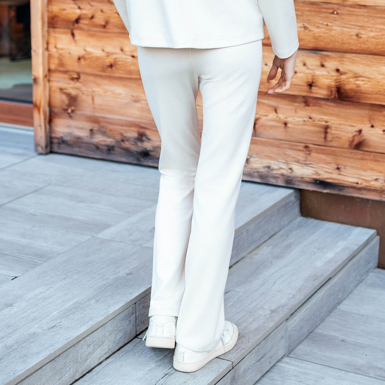 Bequeme Reisehose Damen || Sandstone