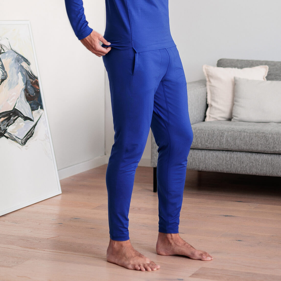 Recovery Pyjama Hose || Azure blue