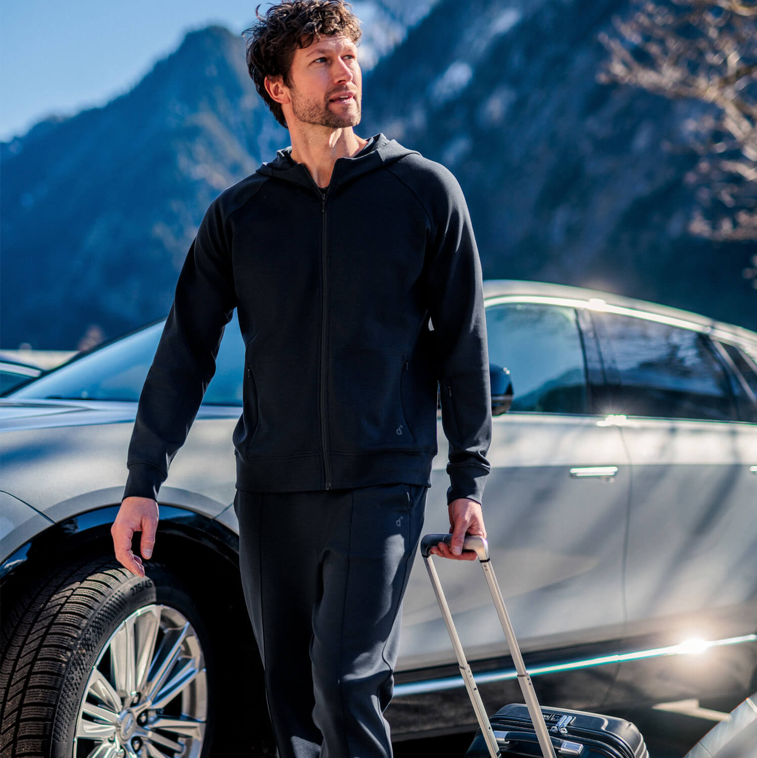 Bequeme Reisehose Herren || Navy blue