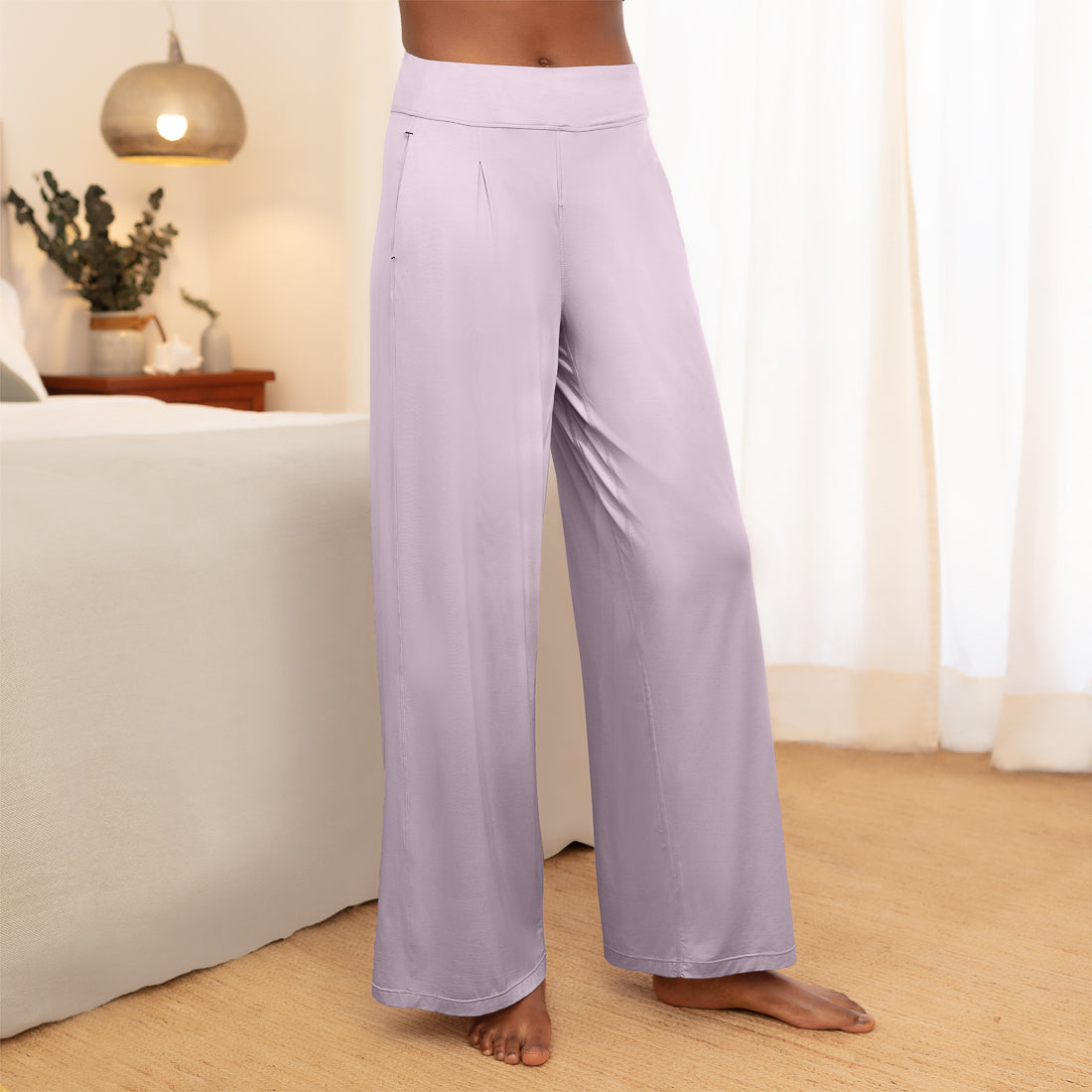 Kühlende Pyjamahose Damen || Lavender