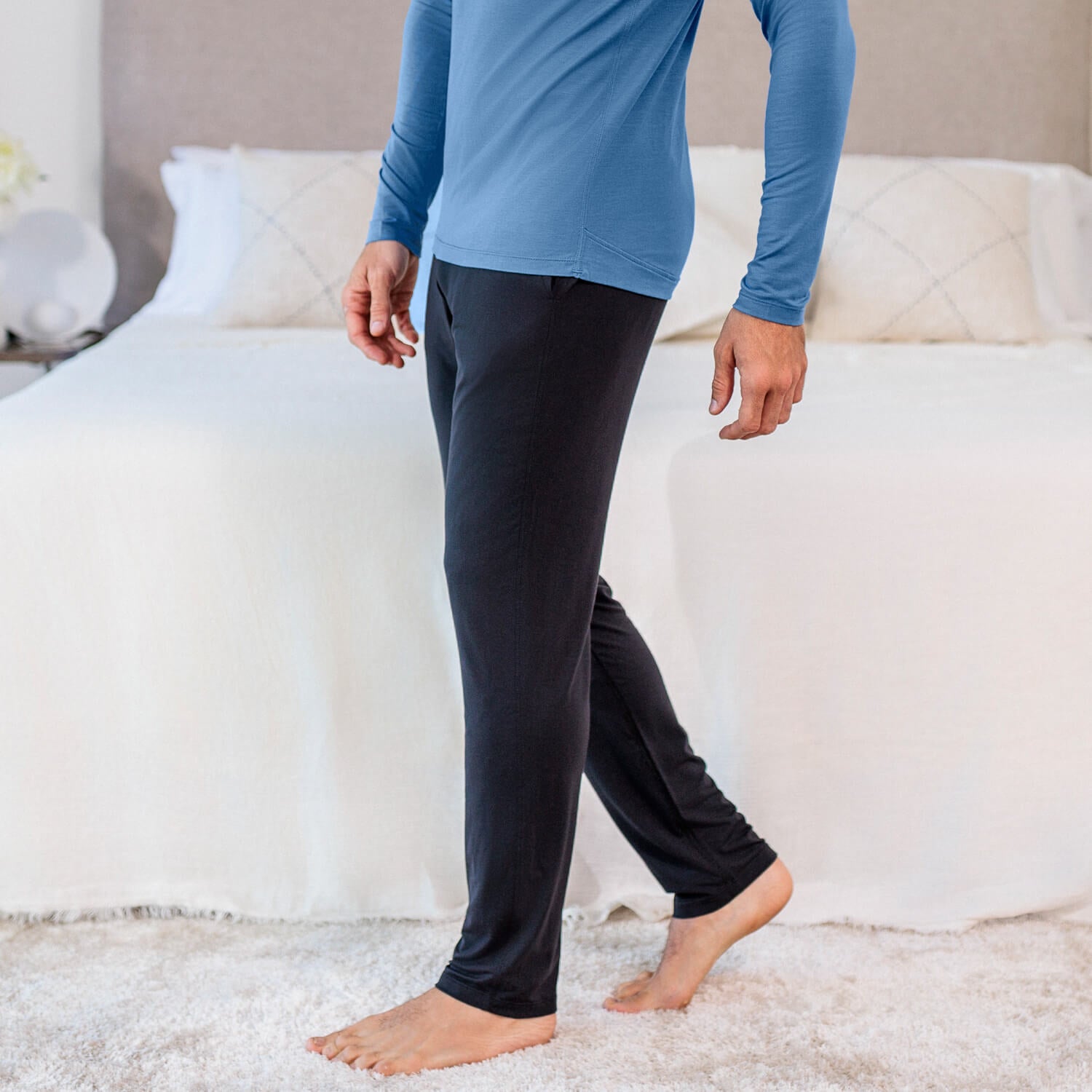 Schlafhose Herren || Black